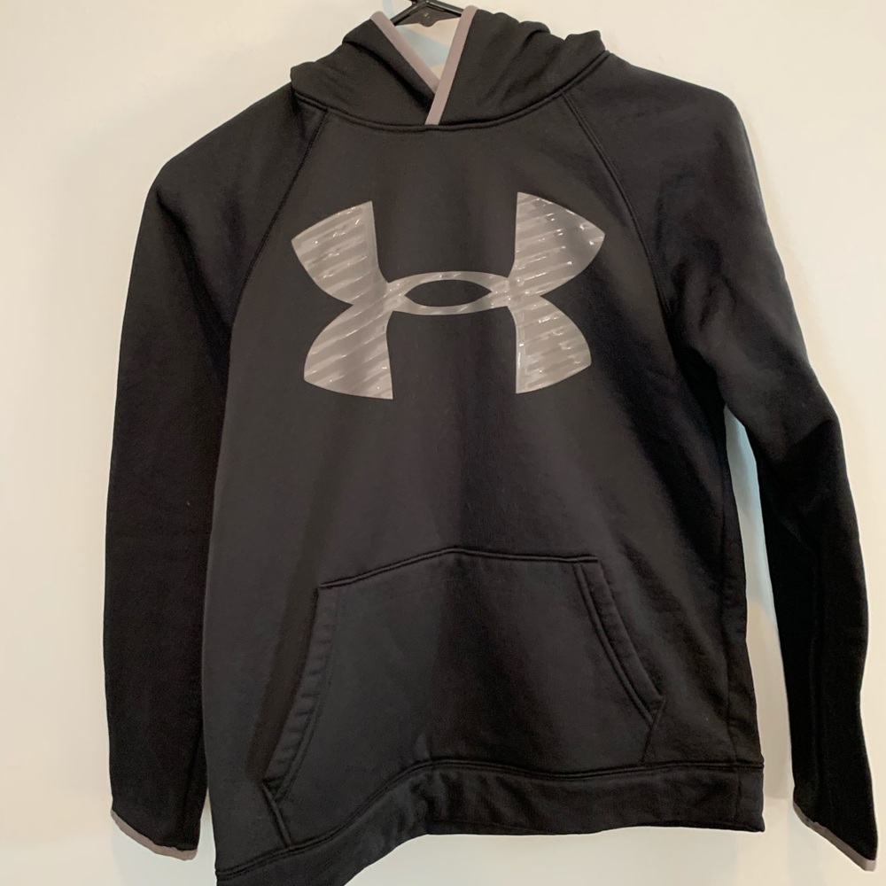 Under Armour fleece inside mesh hooded sweatshirt